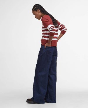 Demi Striped Crew Neck Jumper