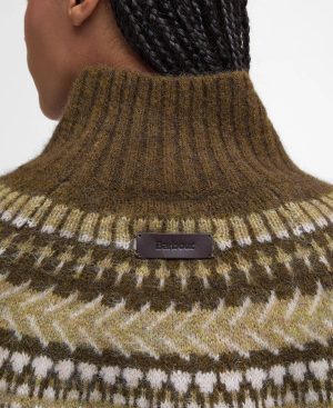 Lorrie Fair Isle Roll-Neck Jumper