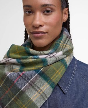 Serena Tartan Lambswool Scarf