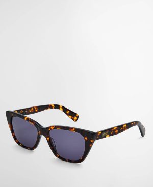 Rectangular Cat-Eye Sunglasses