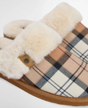 Claudia Tartan Mule Slippers