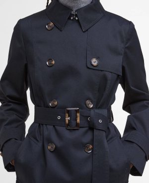 Short Greta Showerproof Trench Coat
