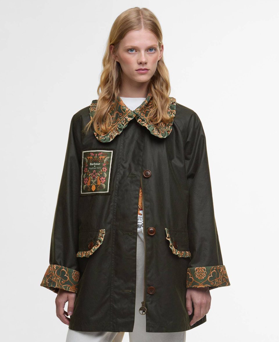 Barbour FARM Rio Maria-Clara Waxed Jacket