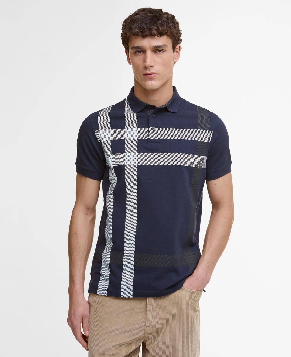 Blaine Tartan Short-Sleeved Polo Shirt