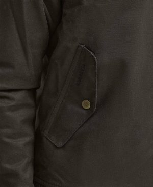 Barbour x Baracuta Porton Waxed Harrington Jacket