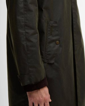 Barbour x Baracuta Tyne Waxed Car Coat