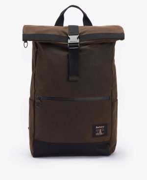 Field Roll-Top Waxed Backpack