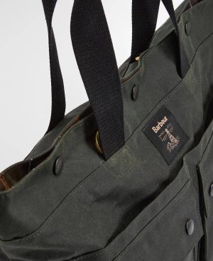 Field Waxed Tote Bag
